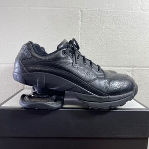 Z-Coil Legend Black Pebbled Leather Orthopedic Pain Relief Comfort Men's US 11